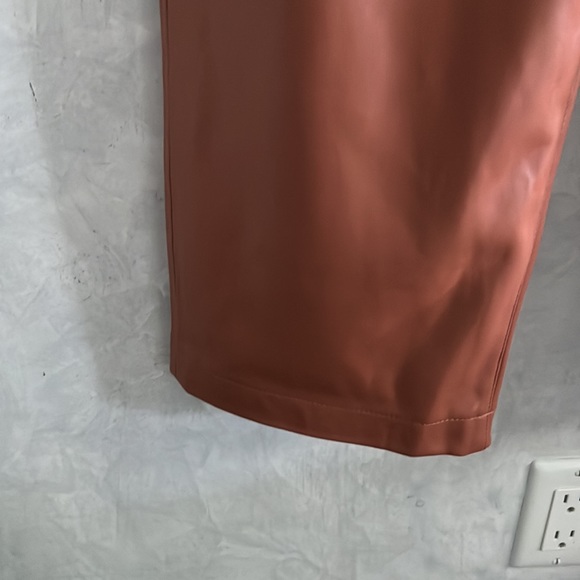 BlankNYC THE BAXTER Vegan Leather Five Pocket Rib Cage Straight Leg PANT Size 29 - Picture 6 of 11